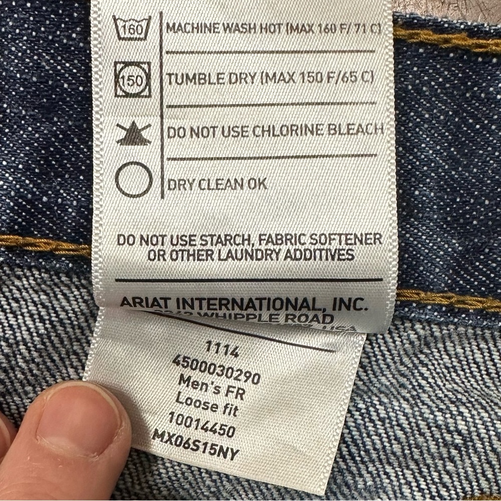 Ariat FR M3 Loose Basic Stackable Straight Leg Je… - image 11